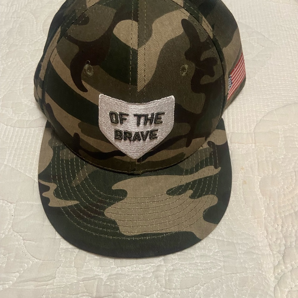 Camouflage Cap with Bold Patch